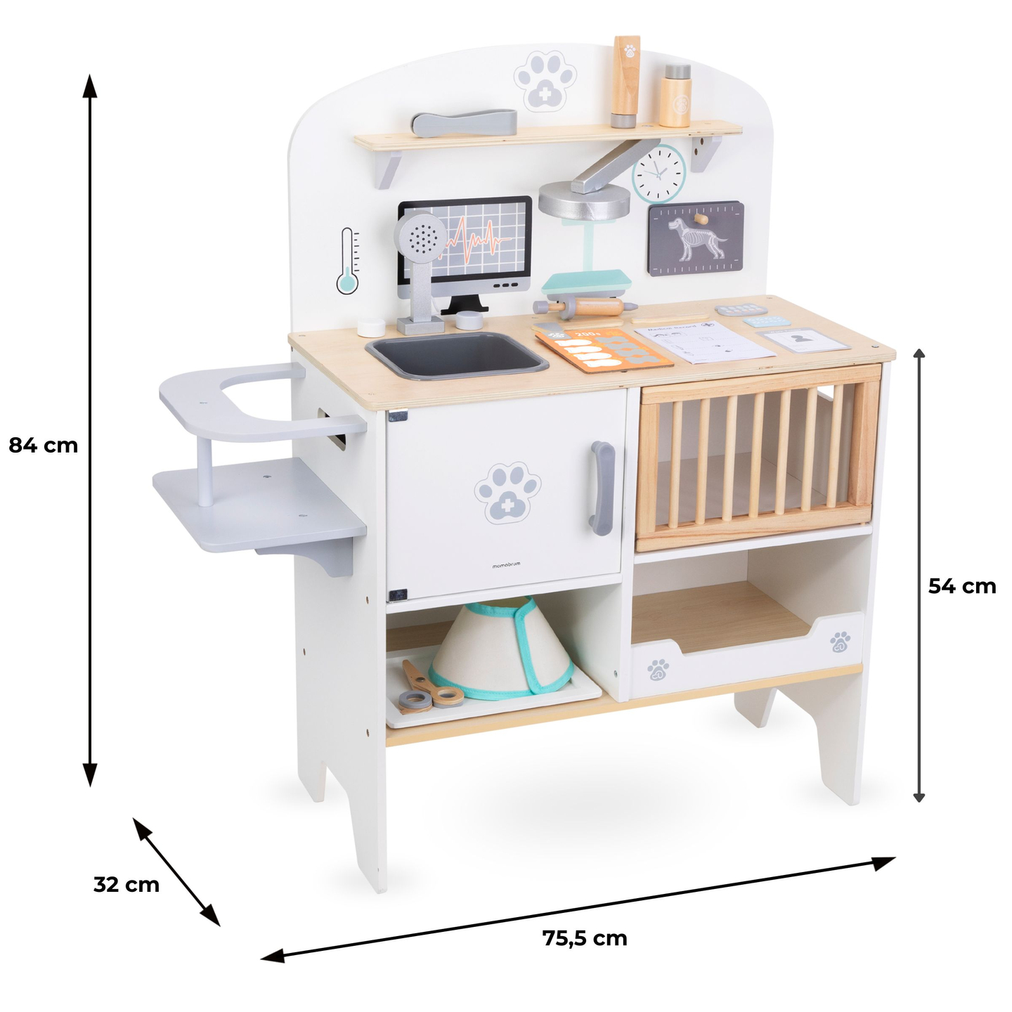 Болница за животни - дървен комплект