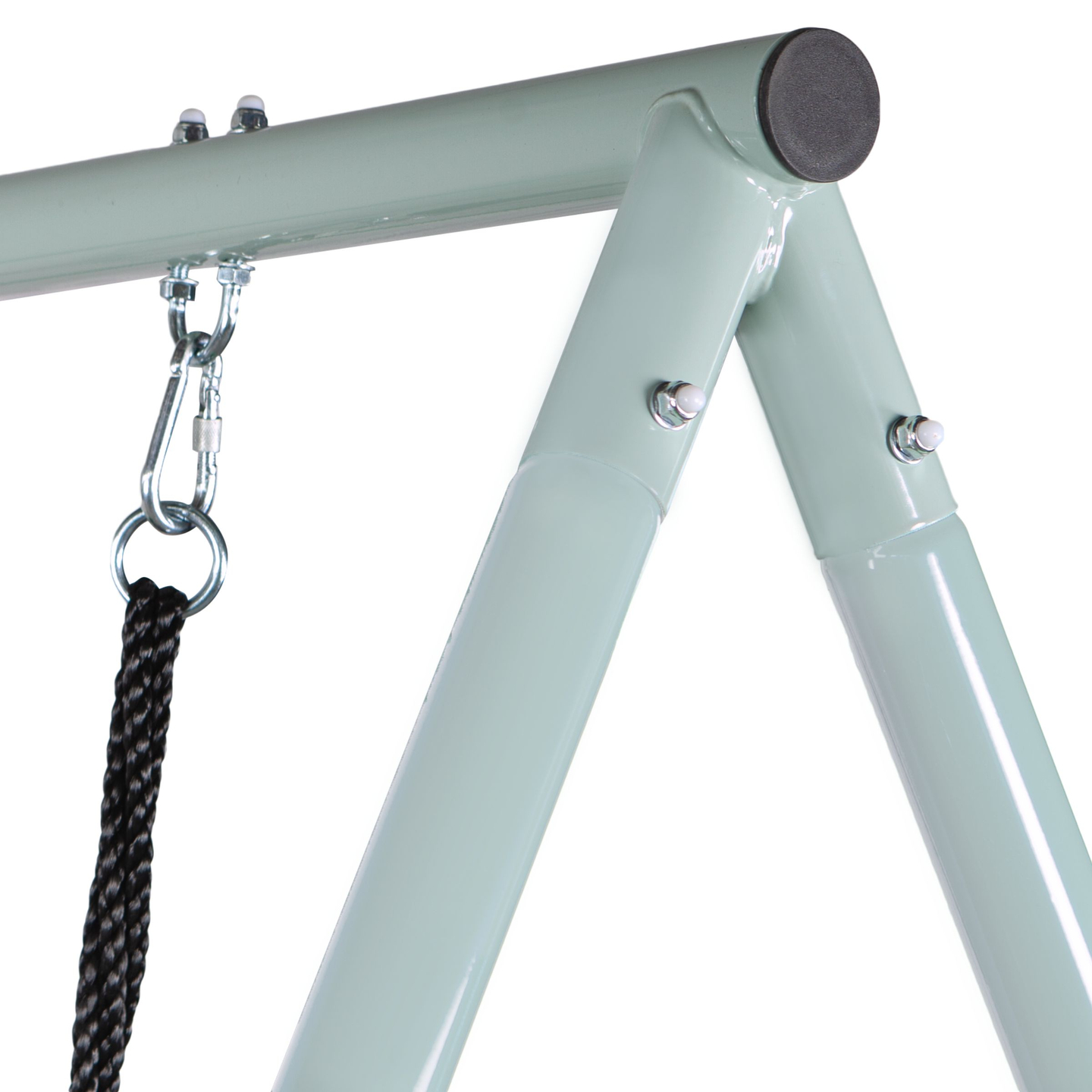 Градинска люлка тип щъркелово гнездо с рамка и въжета