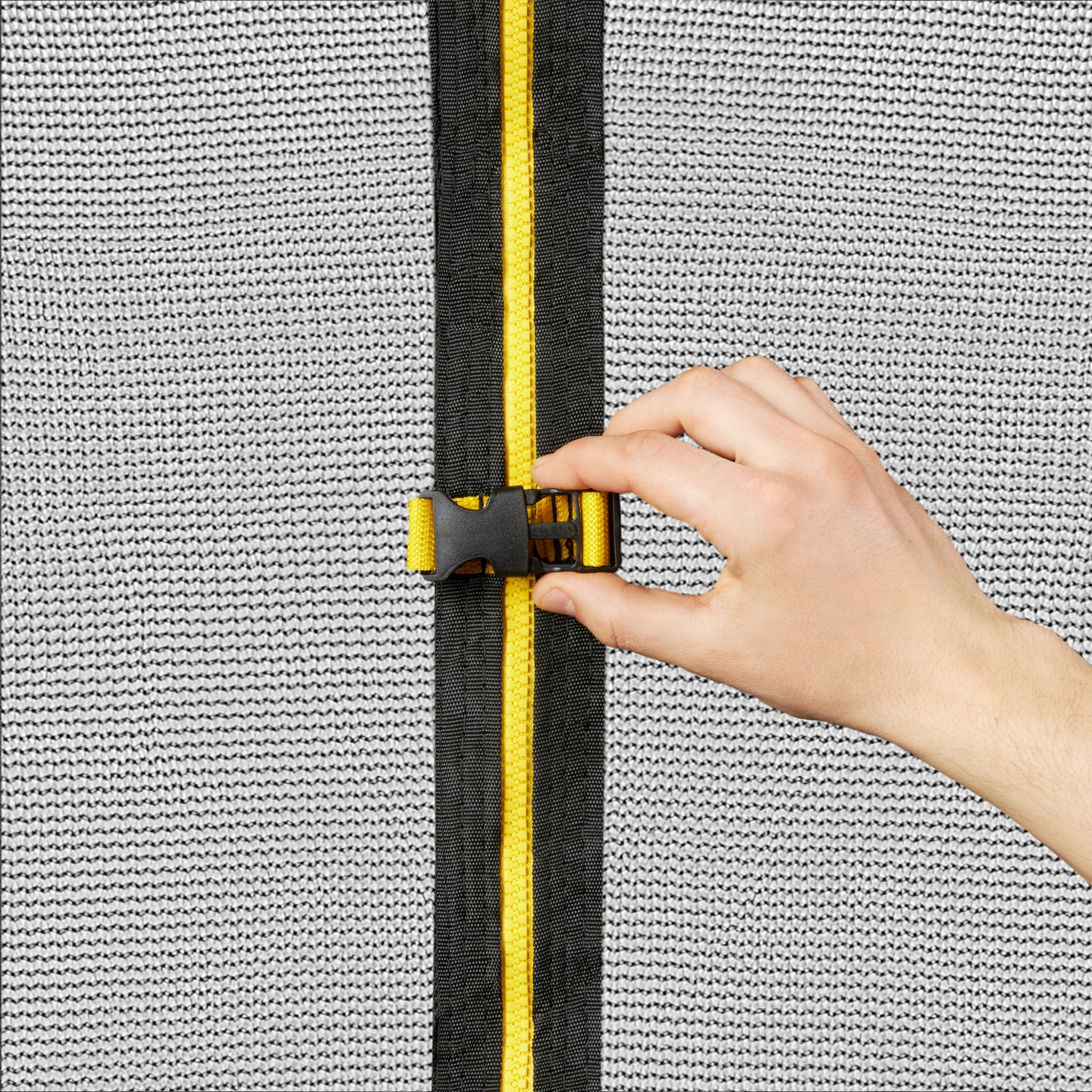 Детски градински батут HyperMotion - 244 см 8 фута - със стълба и вътрешна мрежа - за дома и градината