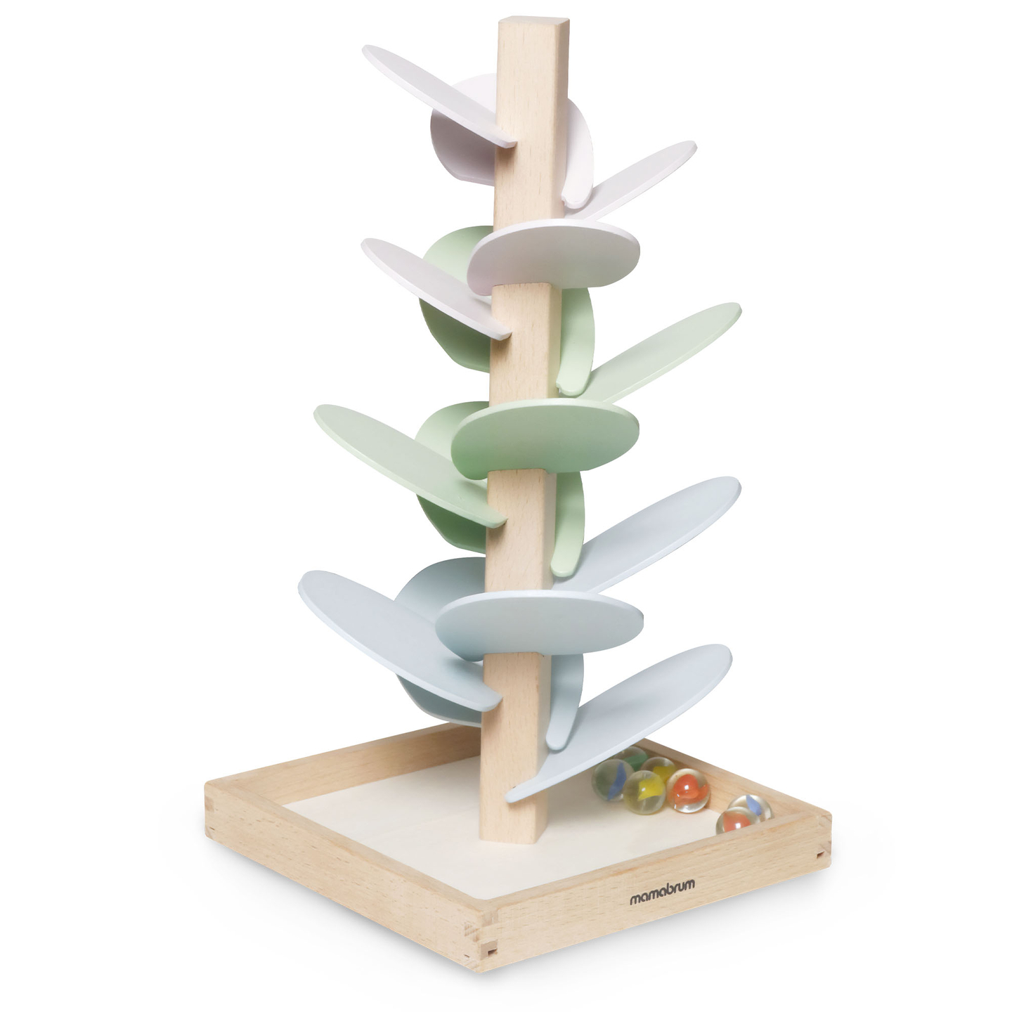 Дървен кулодрум - звуково дърво с топки