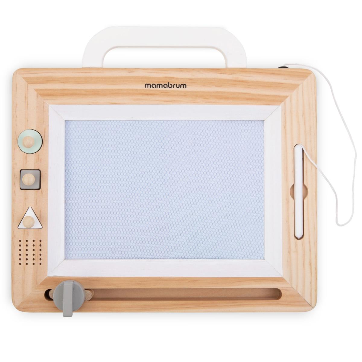 Дървен лексикон с печати - дъска за рисуване