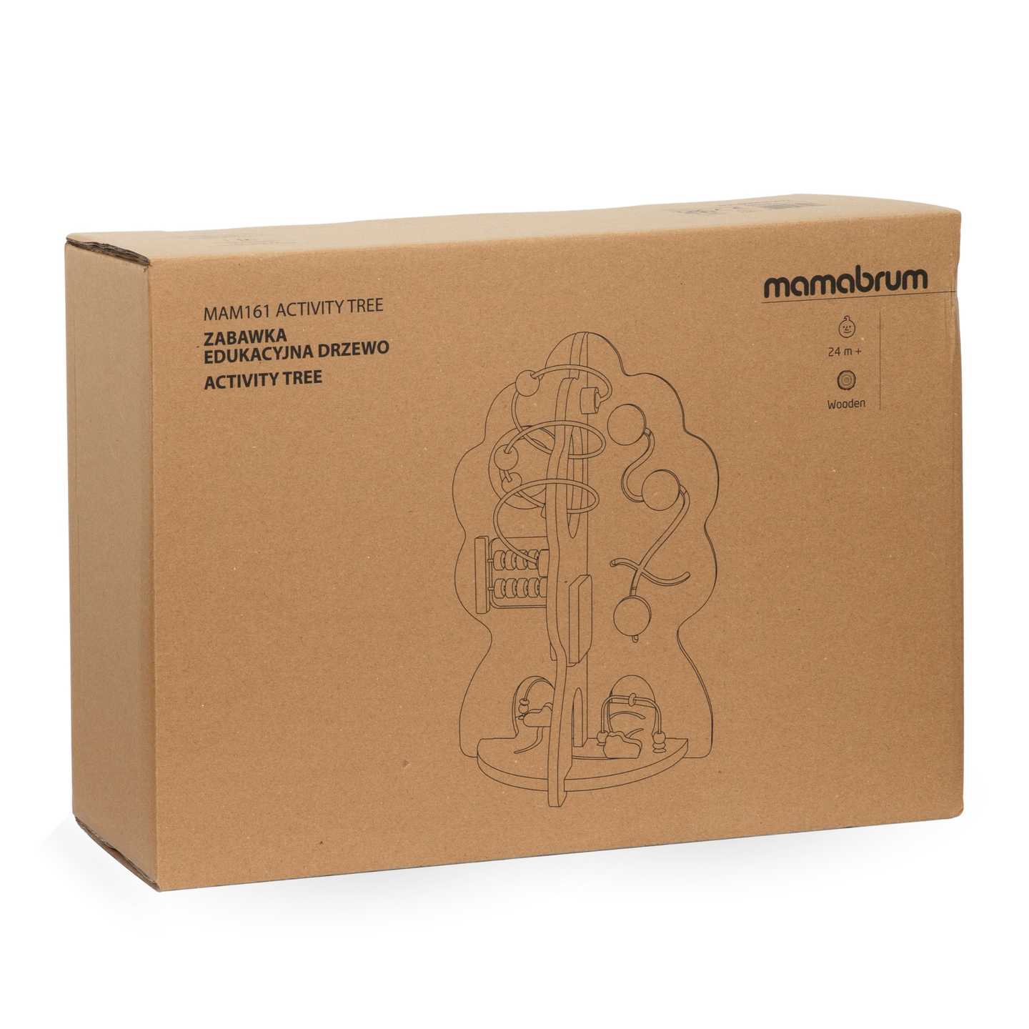 Дървена образователна играчка 10 в 1 - мултифункционално дърво