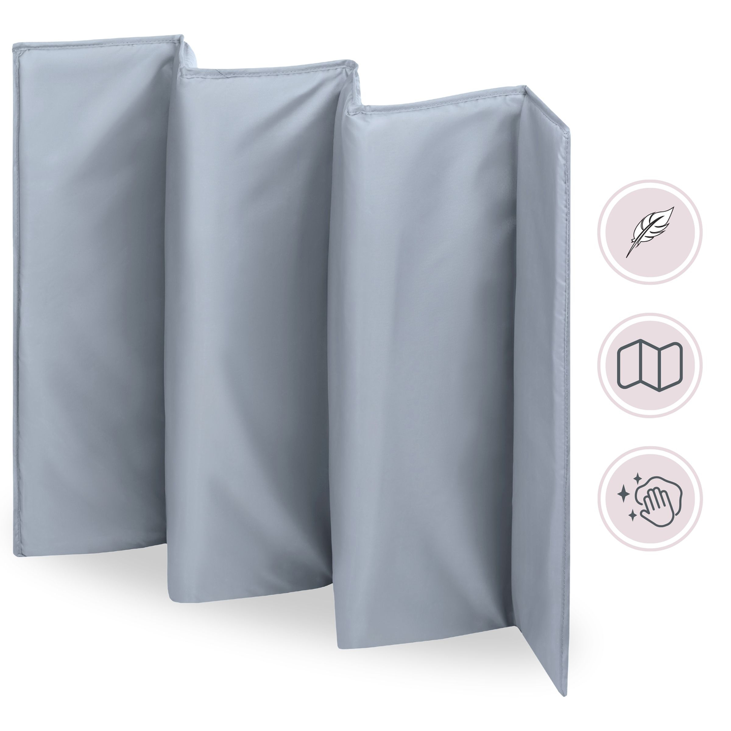 Детска кошара / кошара 2 нива с маса за повиване, покрив и матрак Happy Traveler BASIC PLUS - сива