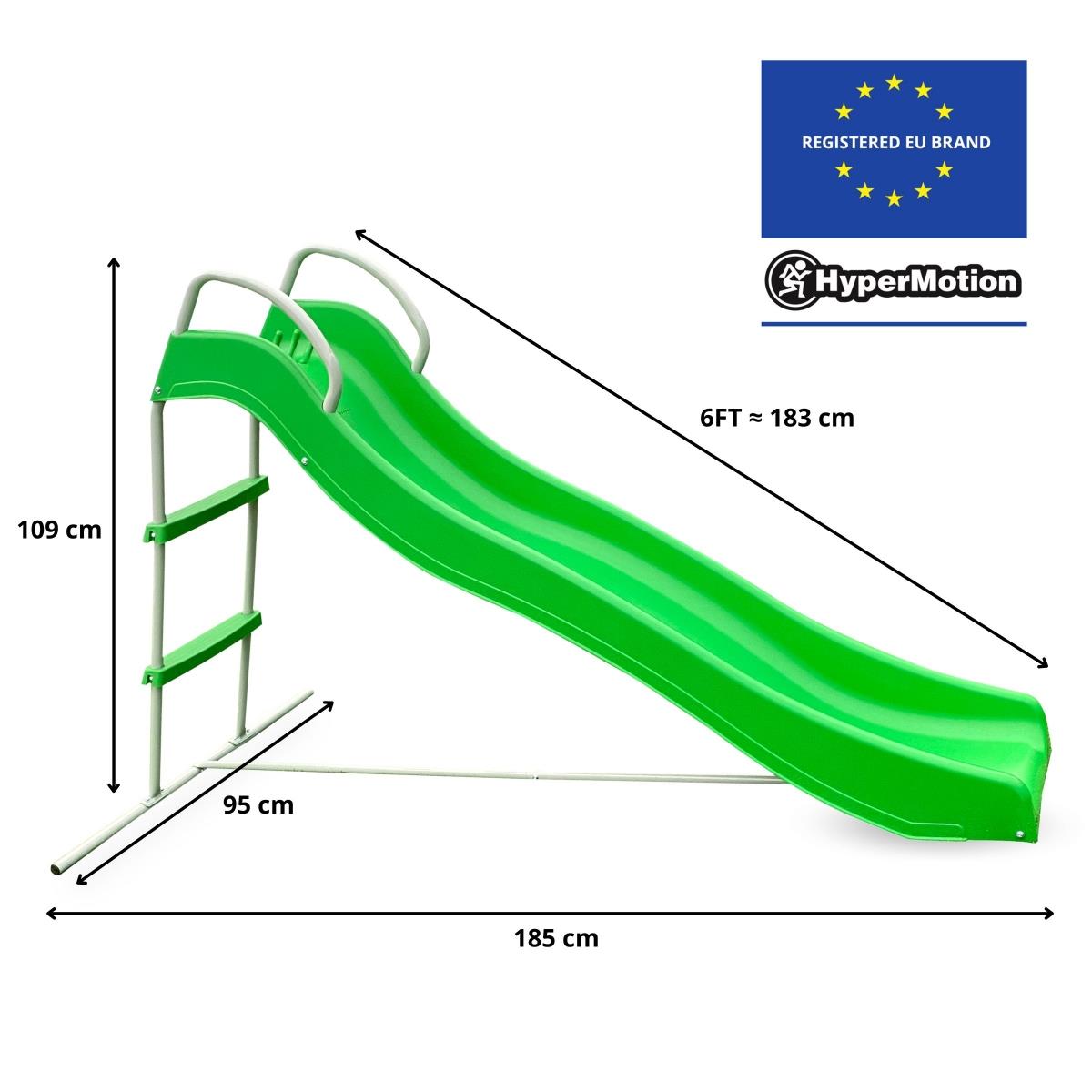 Голяма градинска пързалка със стълба за деца