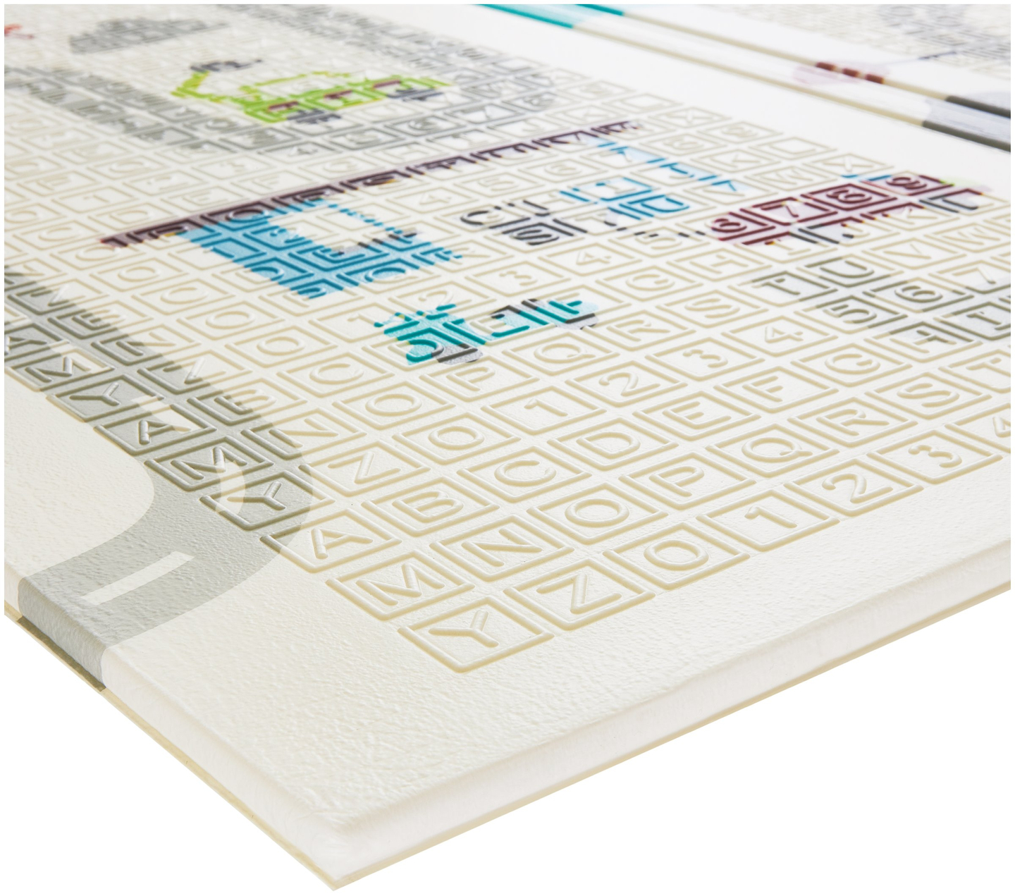 Двустранна подложка от пяна XXL - сгъваема 1 CM (планина и път)