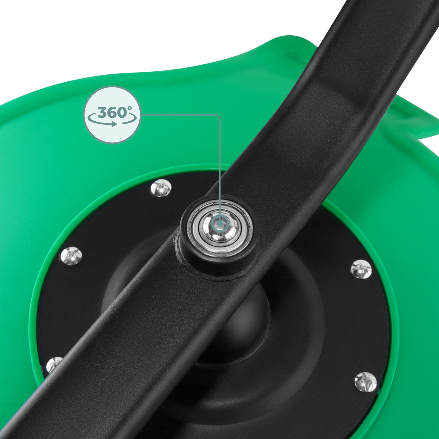 Мини детска въртележка Рибка - зелен цвят