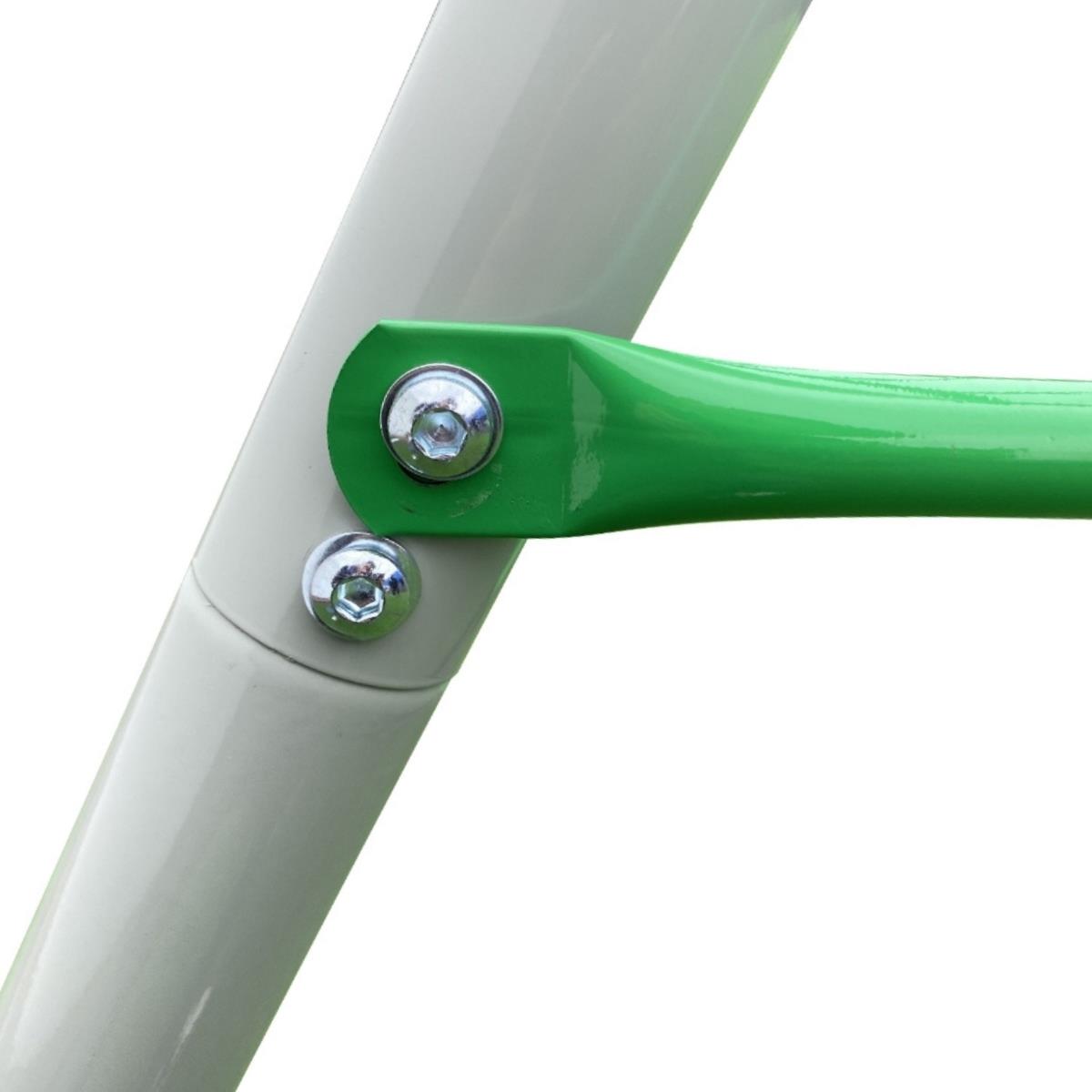 XL градинска площадка за деца с люлка щъркелово гнездо, стълба и мрежа за катерене