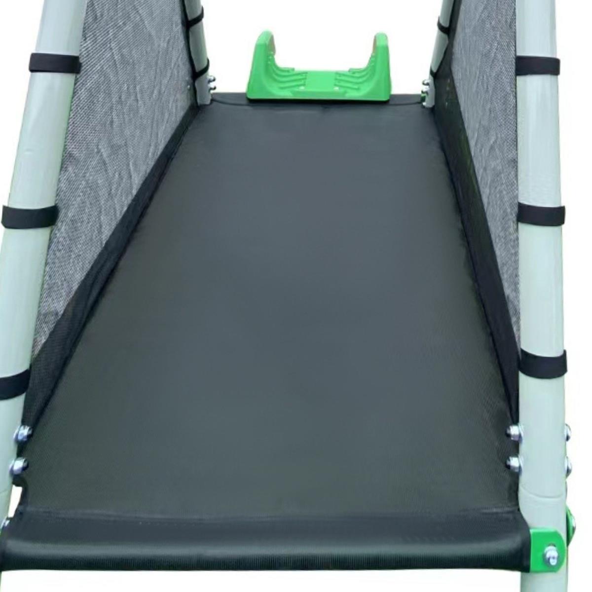 XXL градинска площадка за деца с люлка, гимнастически трапец и пързалка