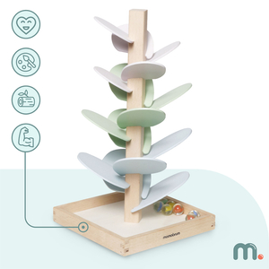 Дървен кулодрум - звуково дърво с топки