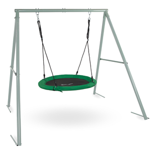 Градинска люлка тип щъркелово гнездо с рамка и въжета