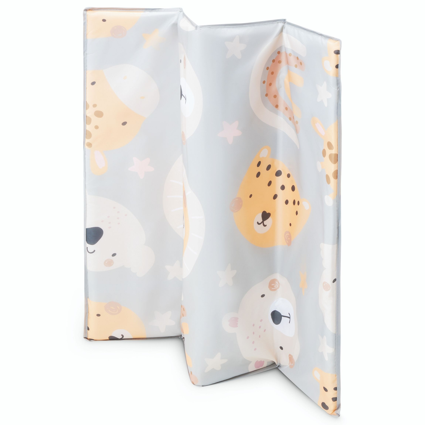 Сгъваема кошара за игра, бебешко креватче за пътуване с матрак и чанта за носене - Мечо Пух