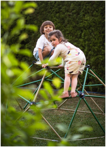 HyperMotion Детски купол за катерене XL, геодом, градинска площадка, диаметър: 1,8 м