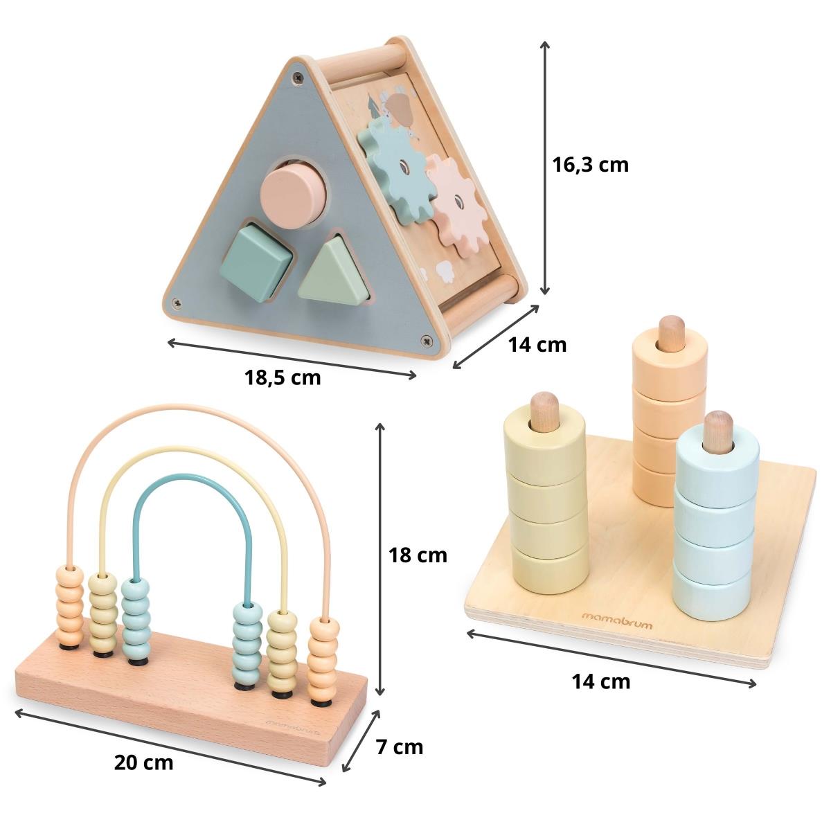Комплект играчки Монтесори за деца на 2-3 години