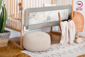 Предпазна преграда за легло - Релса за легло - сива