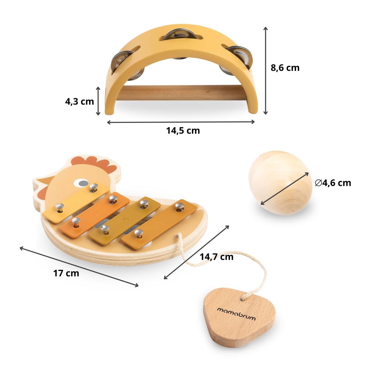 Комплект инструменти с мотив на пиле
