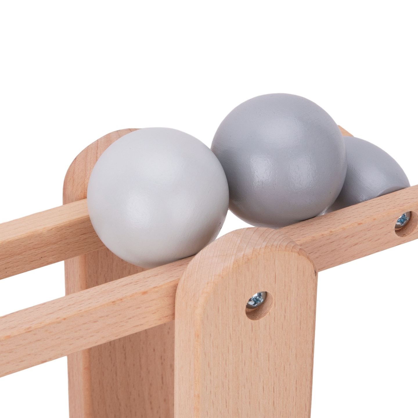 Голям дървен тупик - пързалка с въртящи се елементи