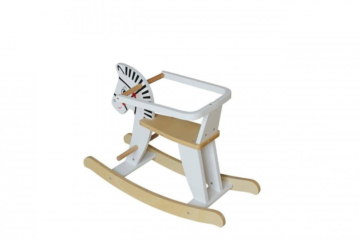 Дървено люлеещо се конче с перила K11