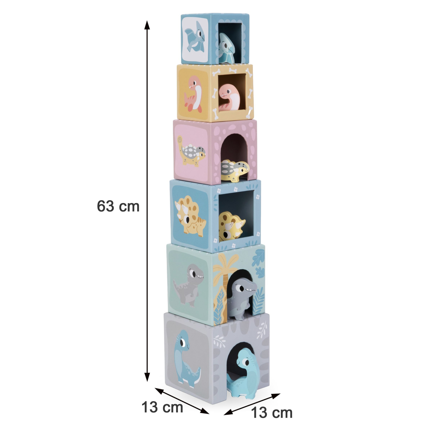 Кула сортер с фигури Динозаври
