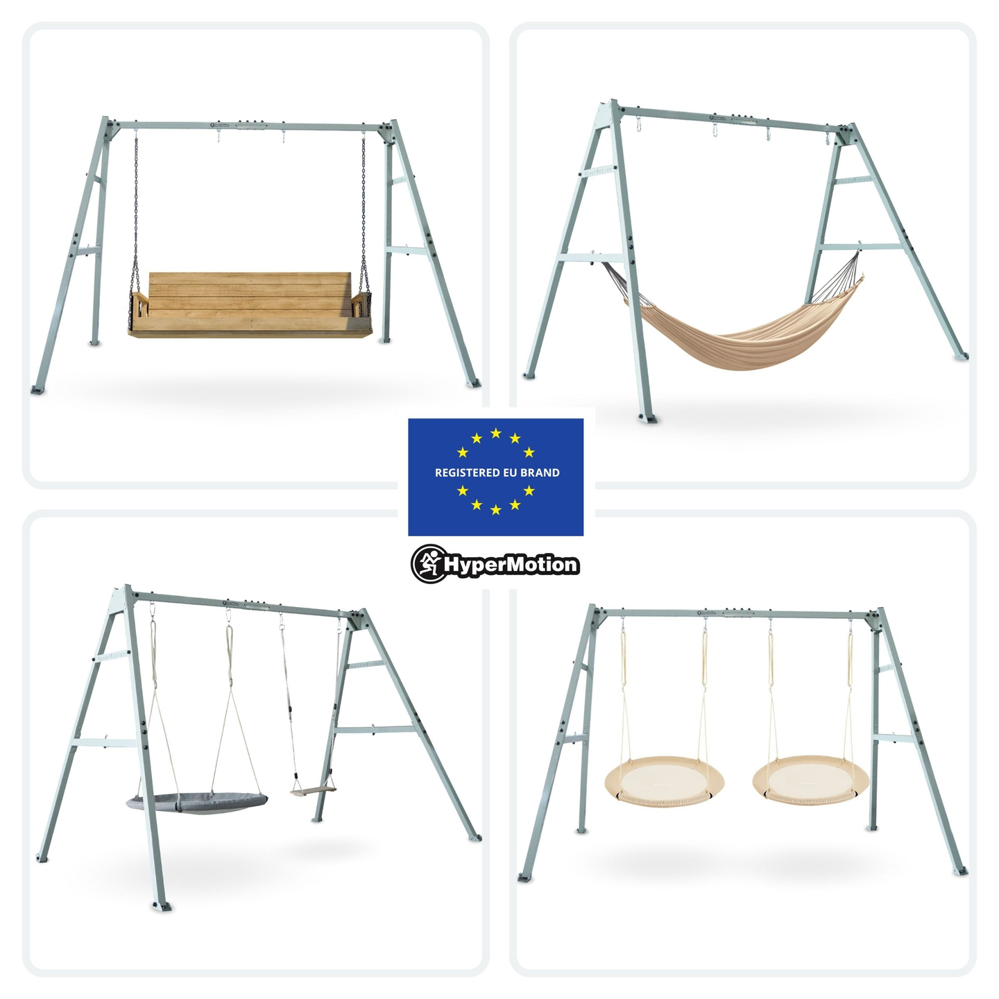 Стоманена рамка за градинска люлка или хамак