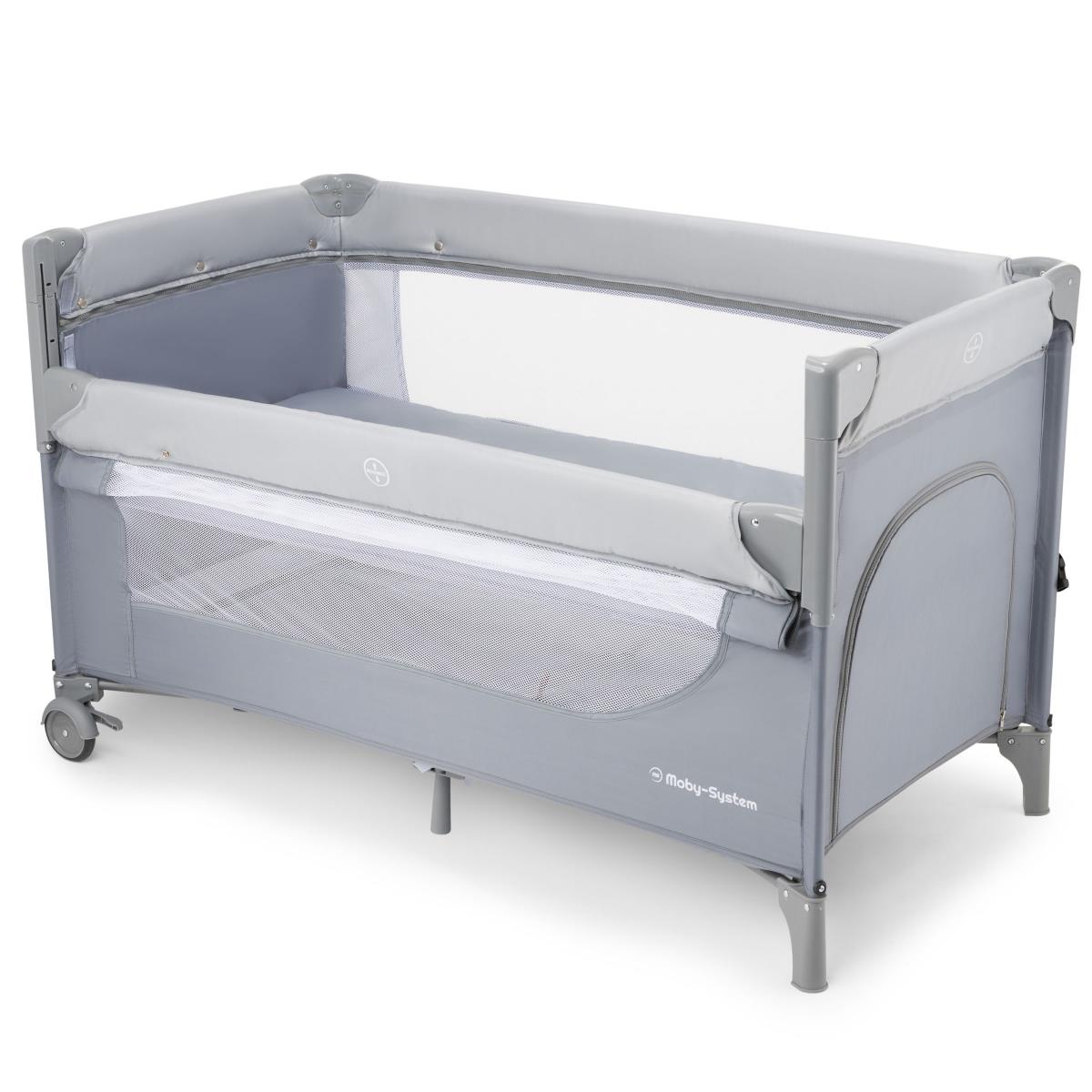 Детско креватче "3 в 1" с маса за повиване, матрак и чанта за носене