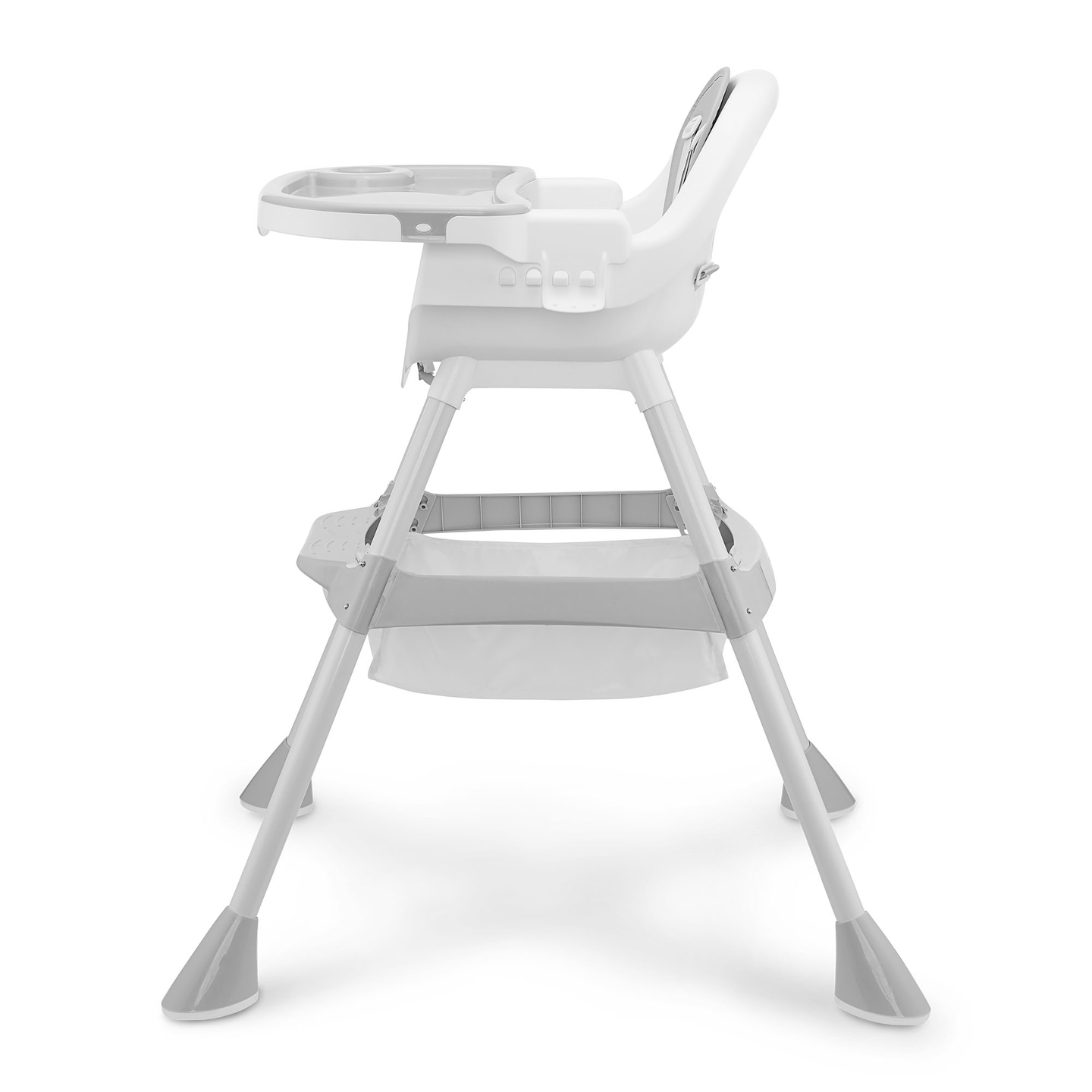 Moby-System Magnolia 2 в 1 регулируемо столче за хранене - сиво