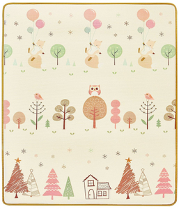 Двустранна подложка от пяна XXL - ролка 2 CM (гора и зигзаг)