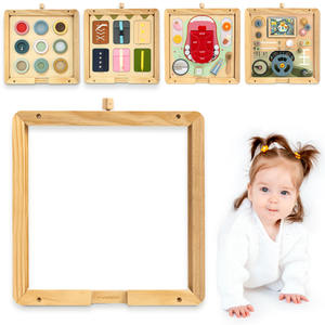 Дървена стенна рамка - за монтаж на образователни дъски Mamabrum