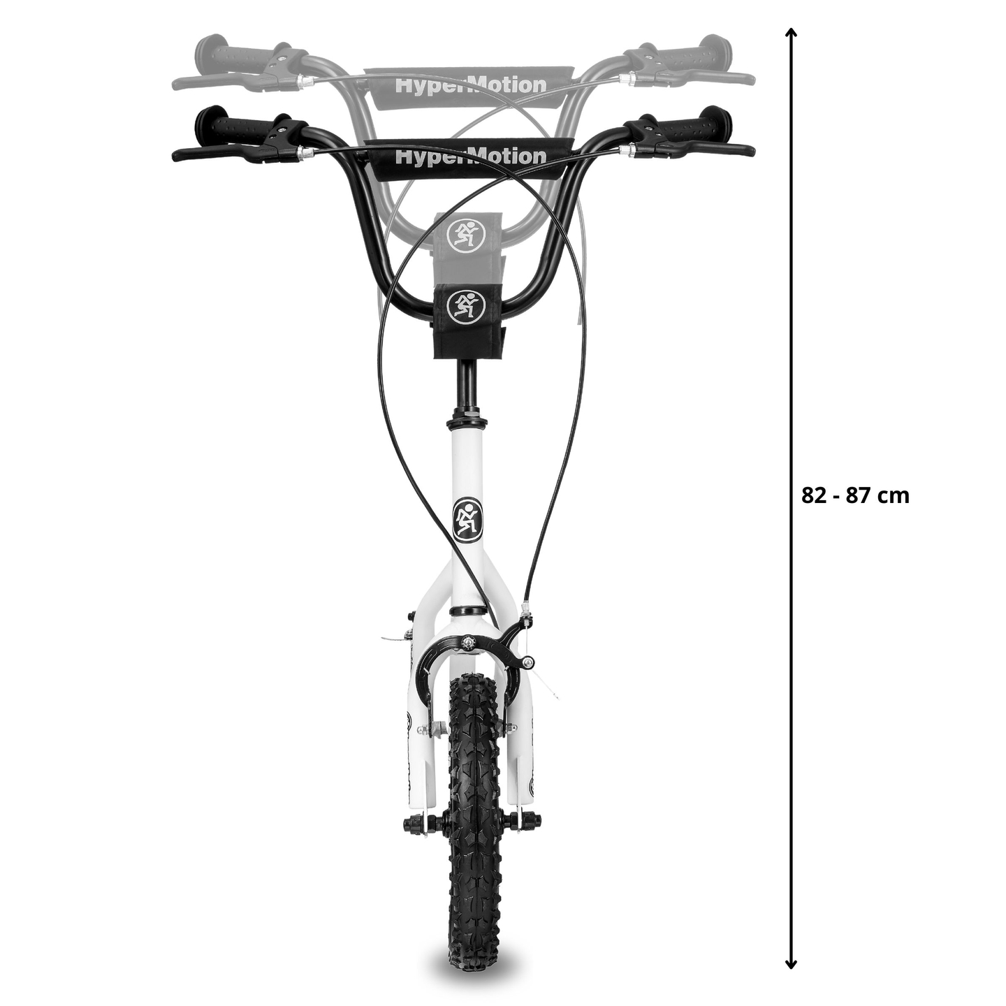 Скутер HyperMotion VIVA 12 (30-сантиметрови помпени колела) - бял