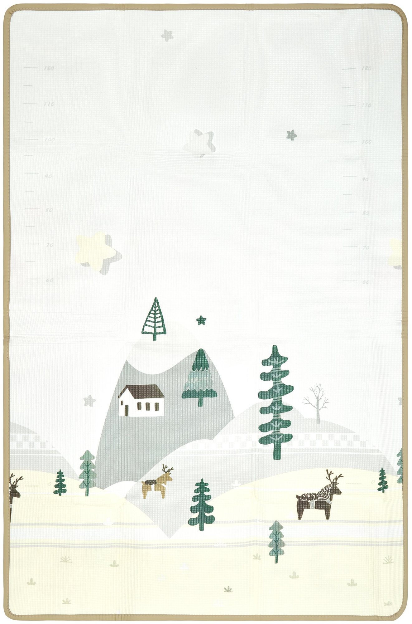 Двустранна подложка от пяна - приказна страна / зимен град