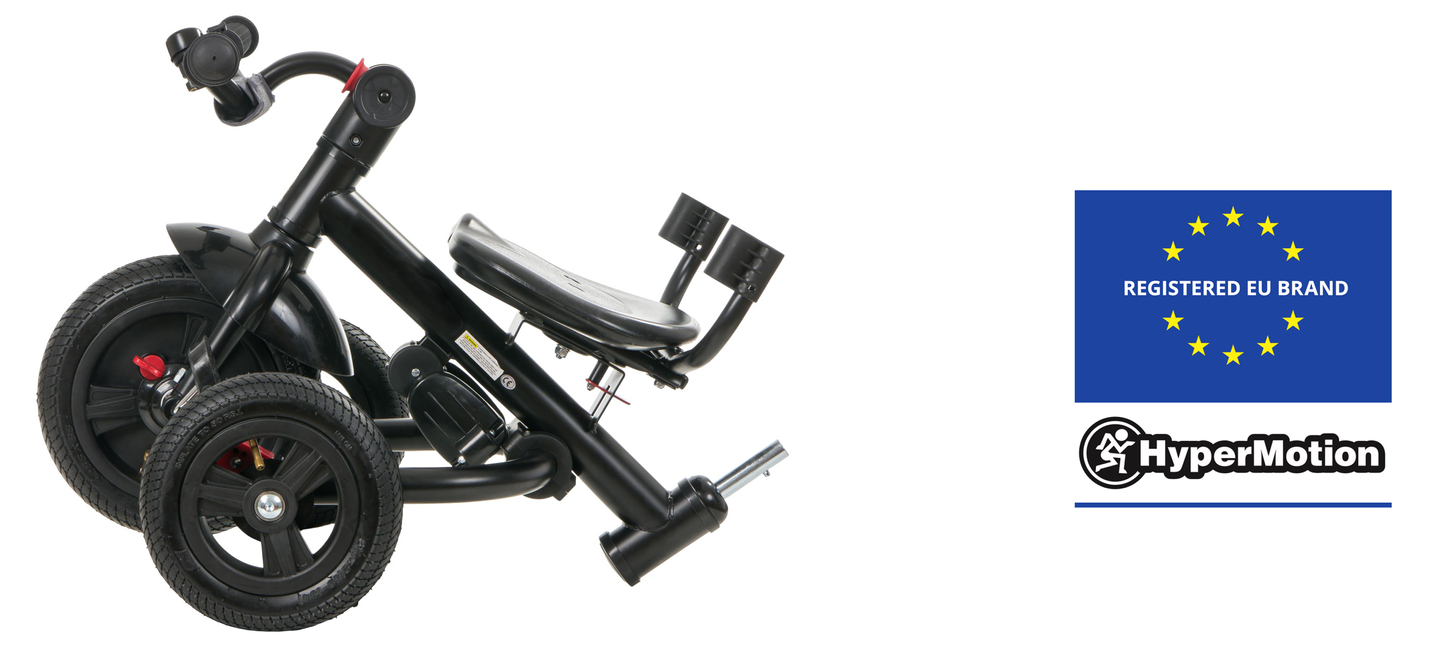 Триколка Tobi Velar + фолио за дъжд - розово