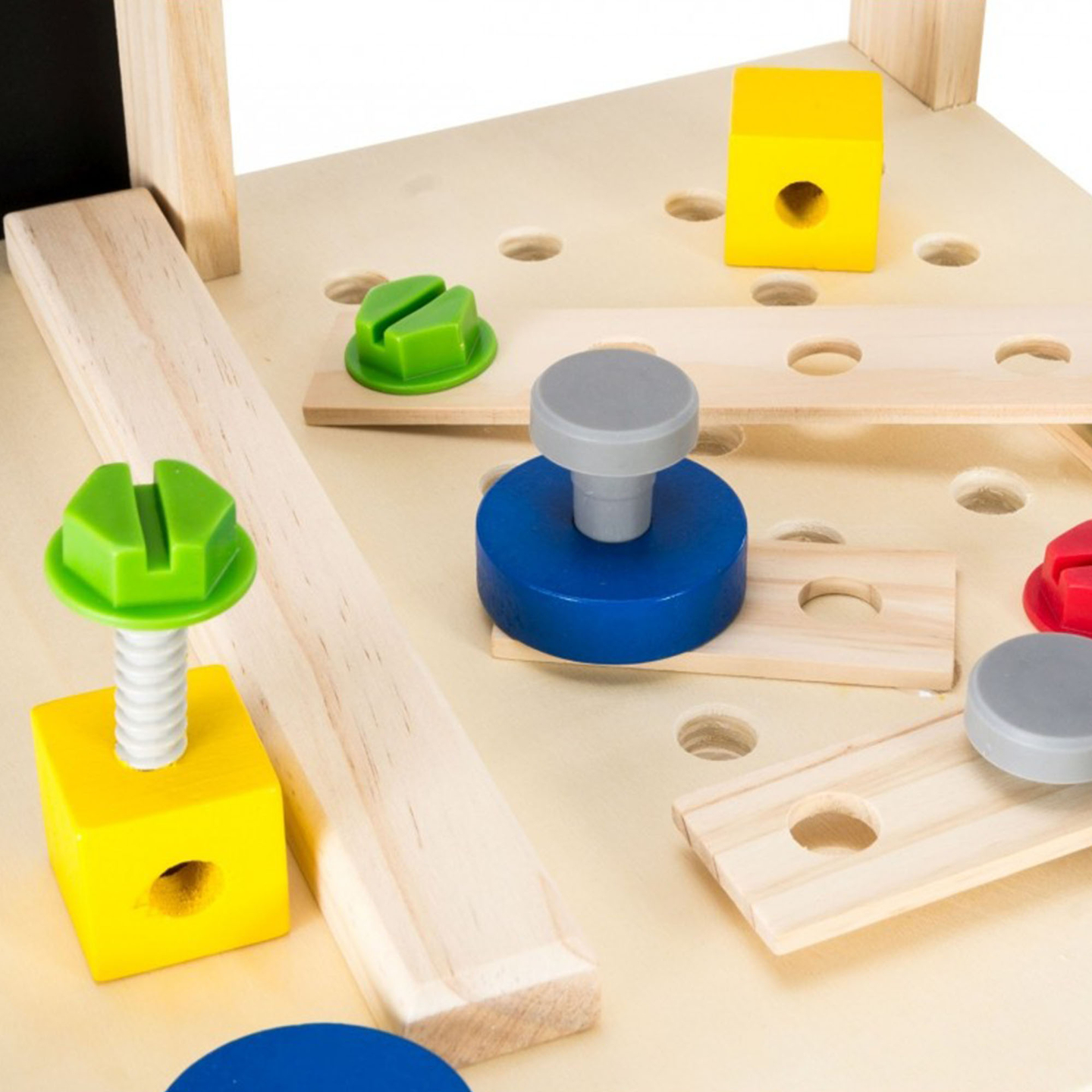 Дървен комплект "Направи си сам" XXL - 75 части