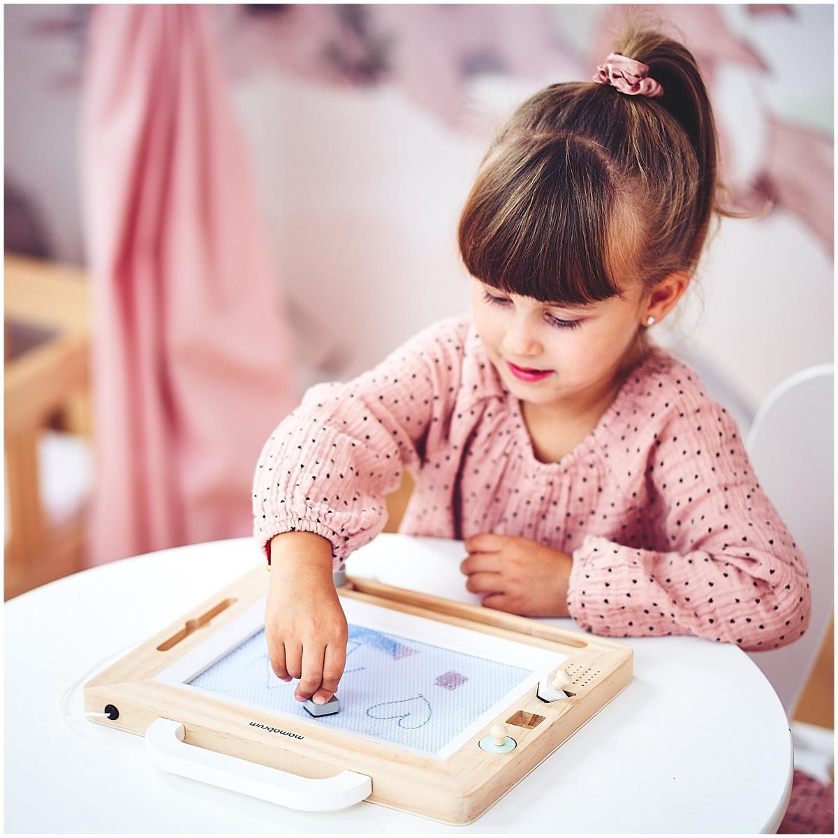 Дървен лексикон с печати - дъска за рисуване