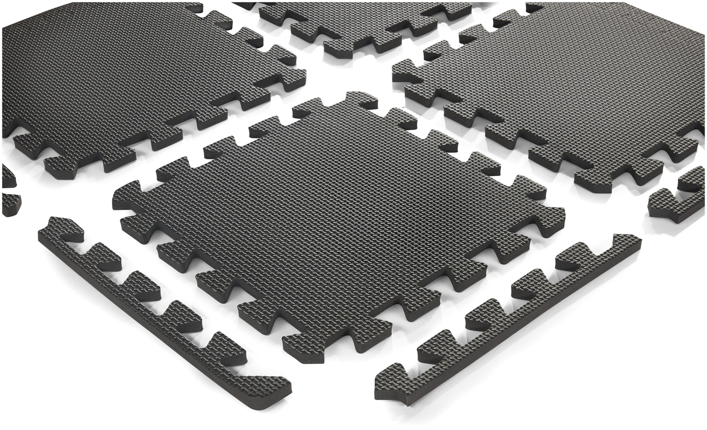 Пъзел от пяна 12бр. - образователна подложка от пяна 120 x 90 x 1.2см с кант - сива