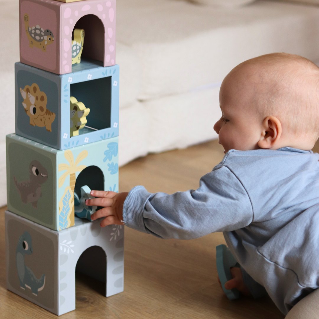 Кула сортер с фигури Динозаври