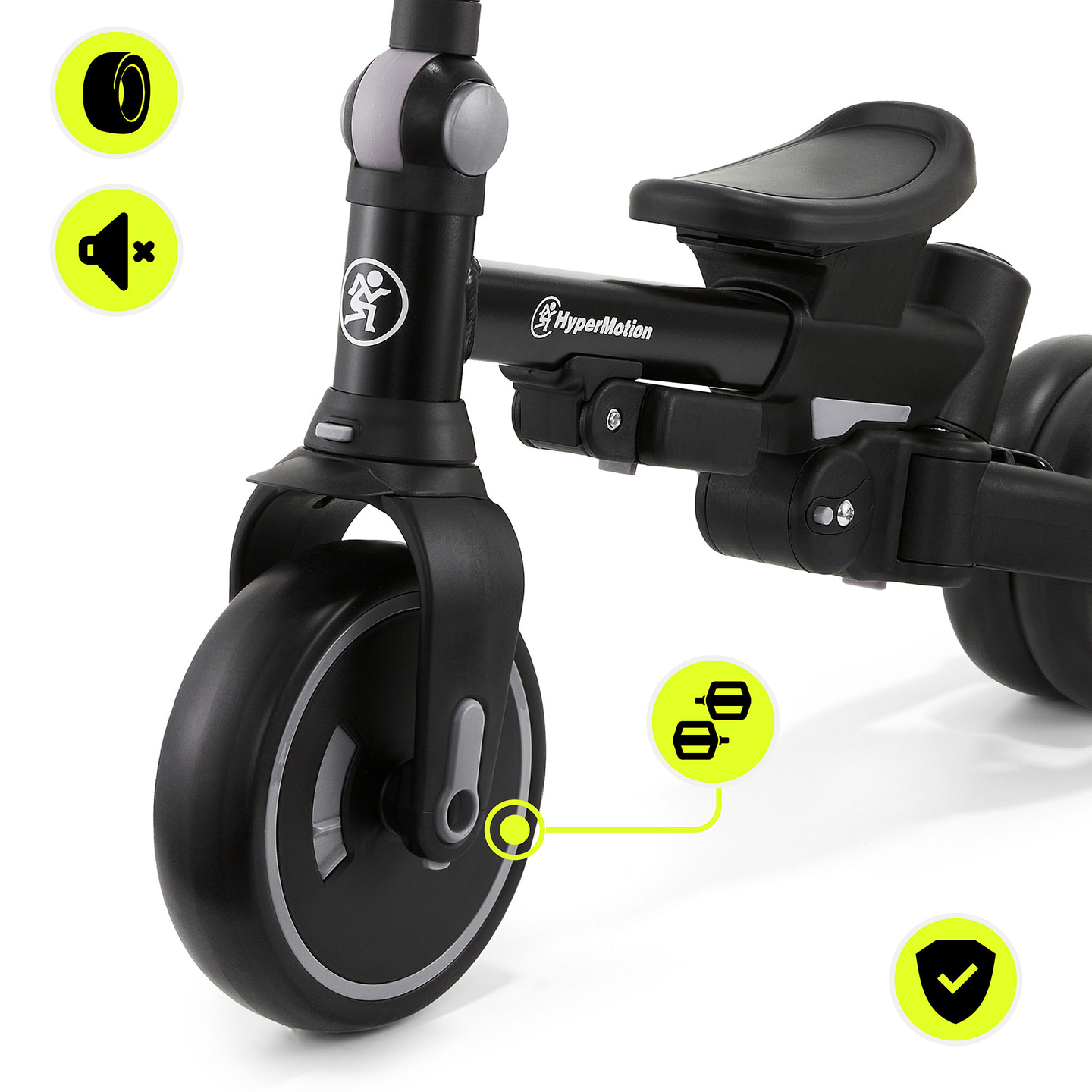 Многофункционална триколка 8в1 TOBI FOREST - сива