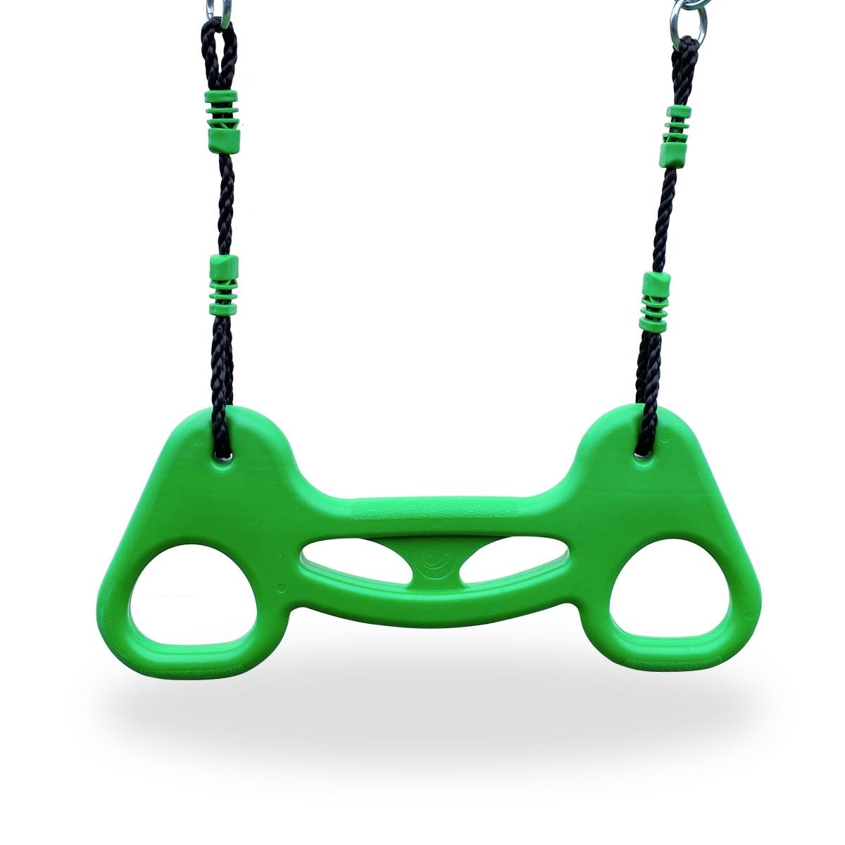 XXL градинска площадка за деца с люлка, гимнастически трапец и пързалка