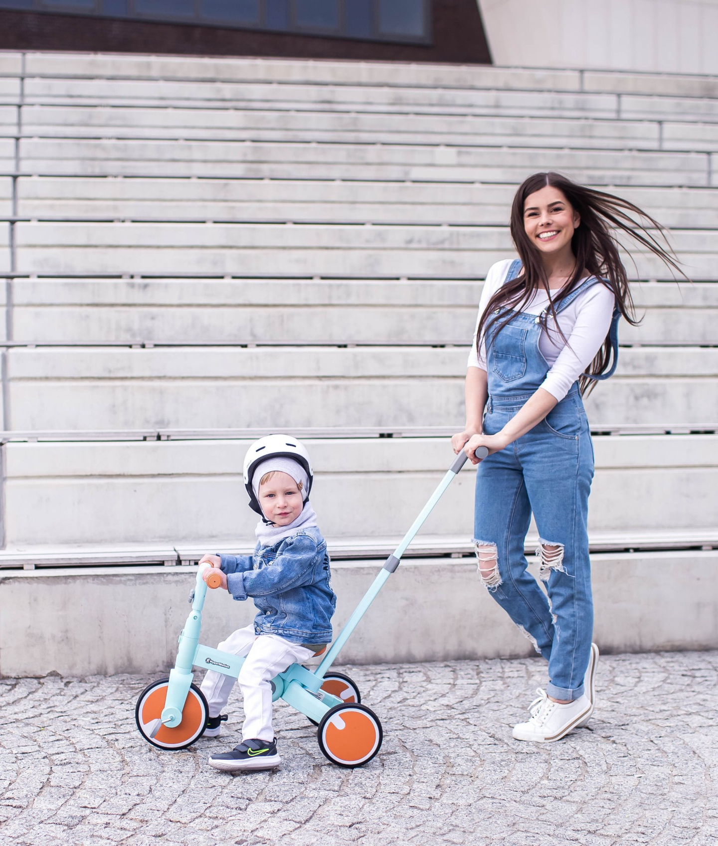 Детска триколка, крос-кънтри велосипед, детска количка - 5 в 1 от HyperMotion