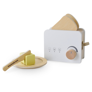 Дървен тостер с аксесоари