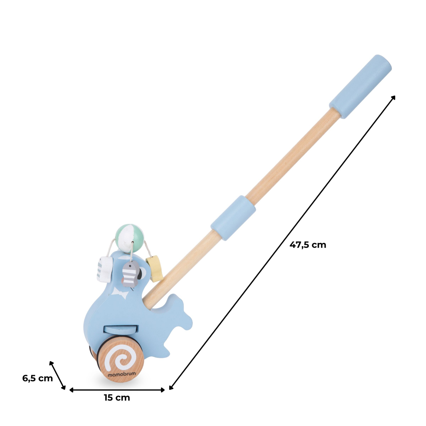 Дървено уплътнение с пръчка - бутало