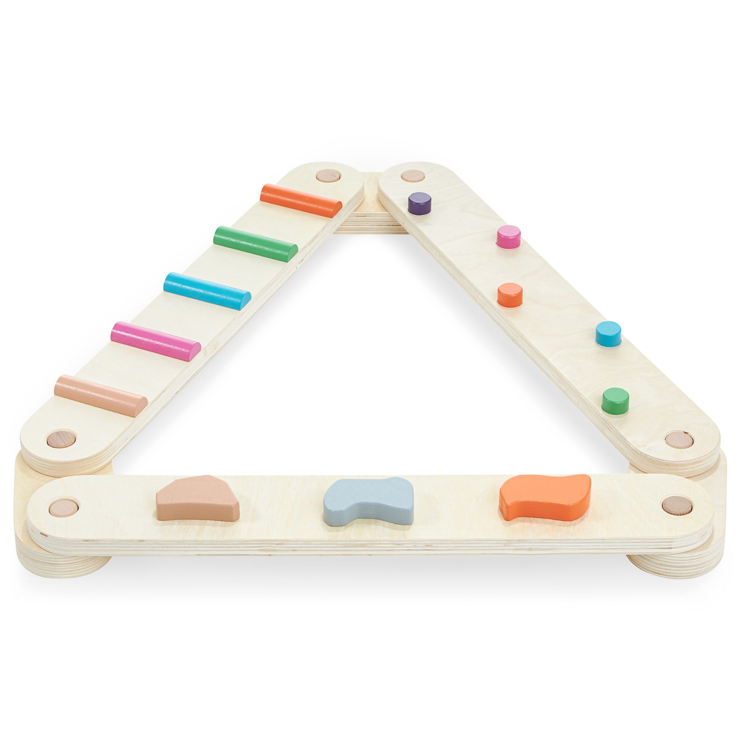 Дървена пътека за баланс - сензорна пътека - 14 елемента