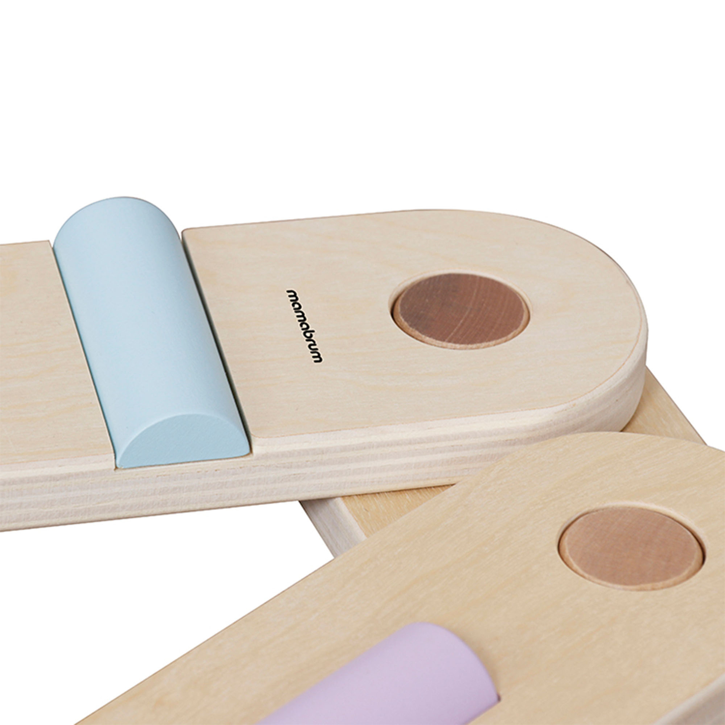 Голяма дървена сензорна пътека - пътека за баланс - 9 елемента