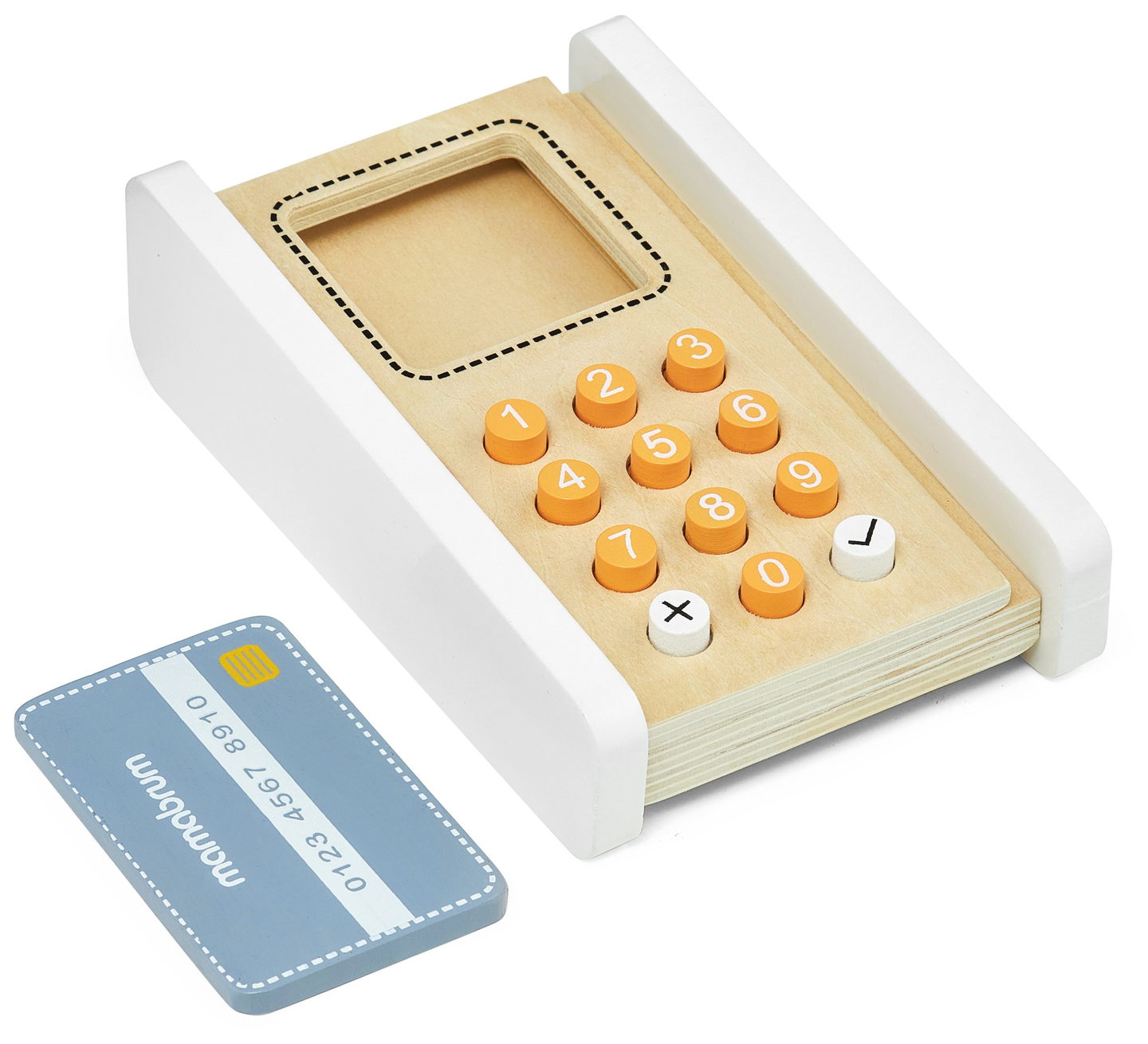 Мини маркет - магазин с кантар, терминал, разплащателна карта и плодове