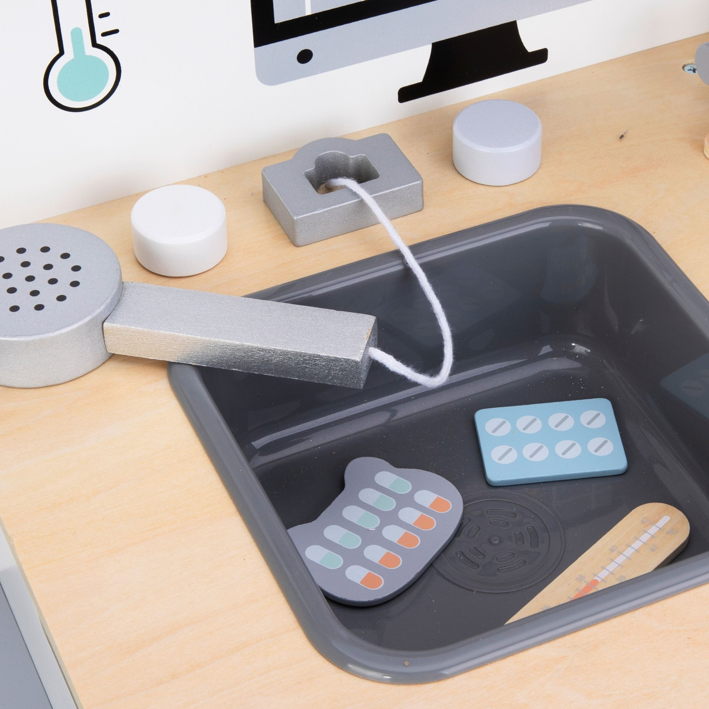 Болница за животни - дървен комплект