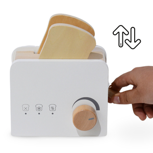 Дървен тостер с аксесоари