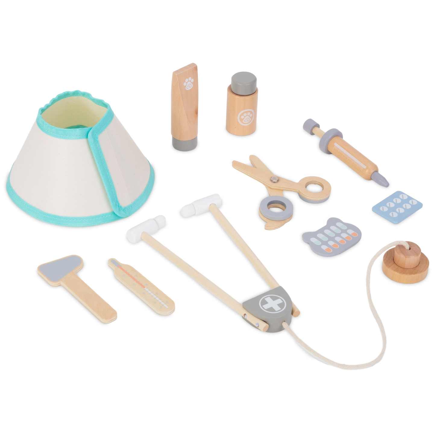 Дървен ветеринарен комплект