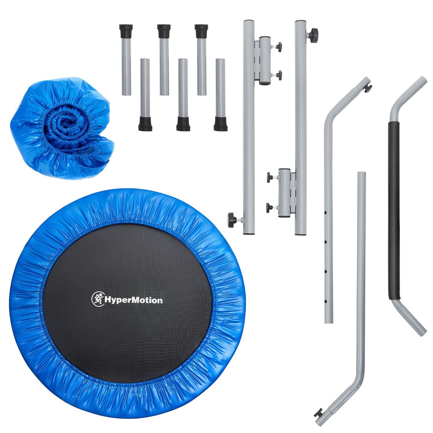 Батут с дръжка - 97 см - за деца, тийнейджъри и възрастни - за дома и градината