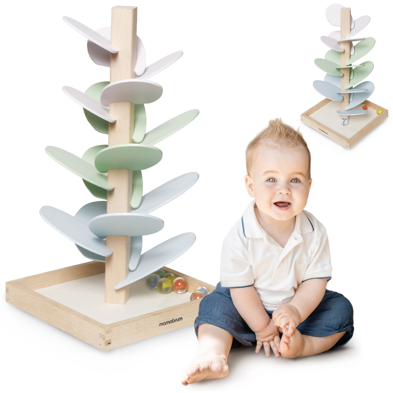 Дървен кулодрум - звуково дърво с топки