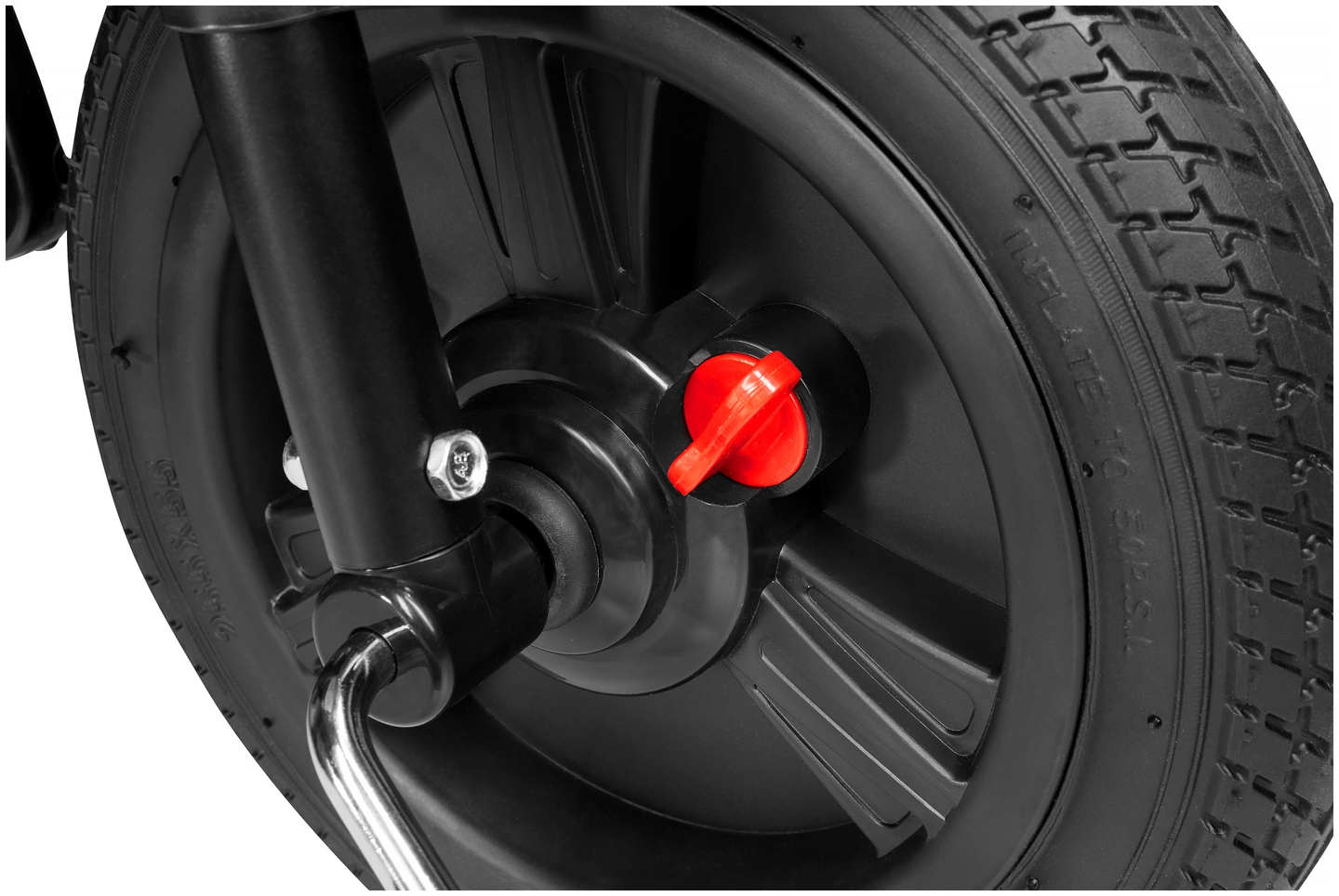 Триколка Tobi Velar + фолио за дъжд - розово