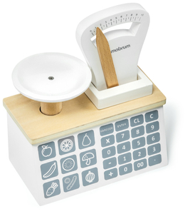 Мини маркет - магазин с кантар, терминал, разплащателна карта и плодове