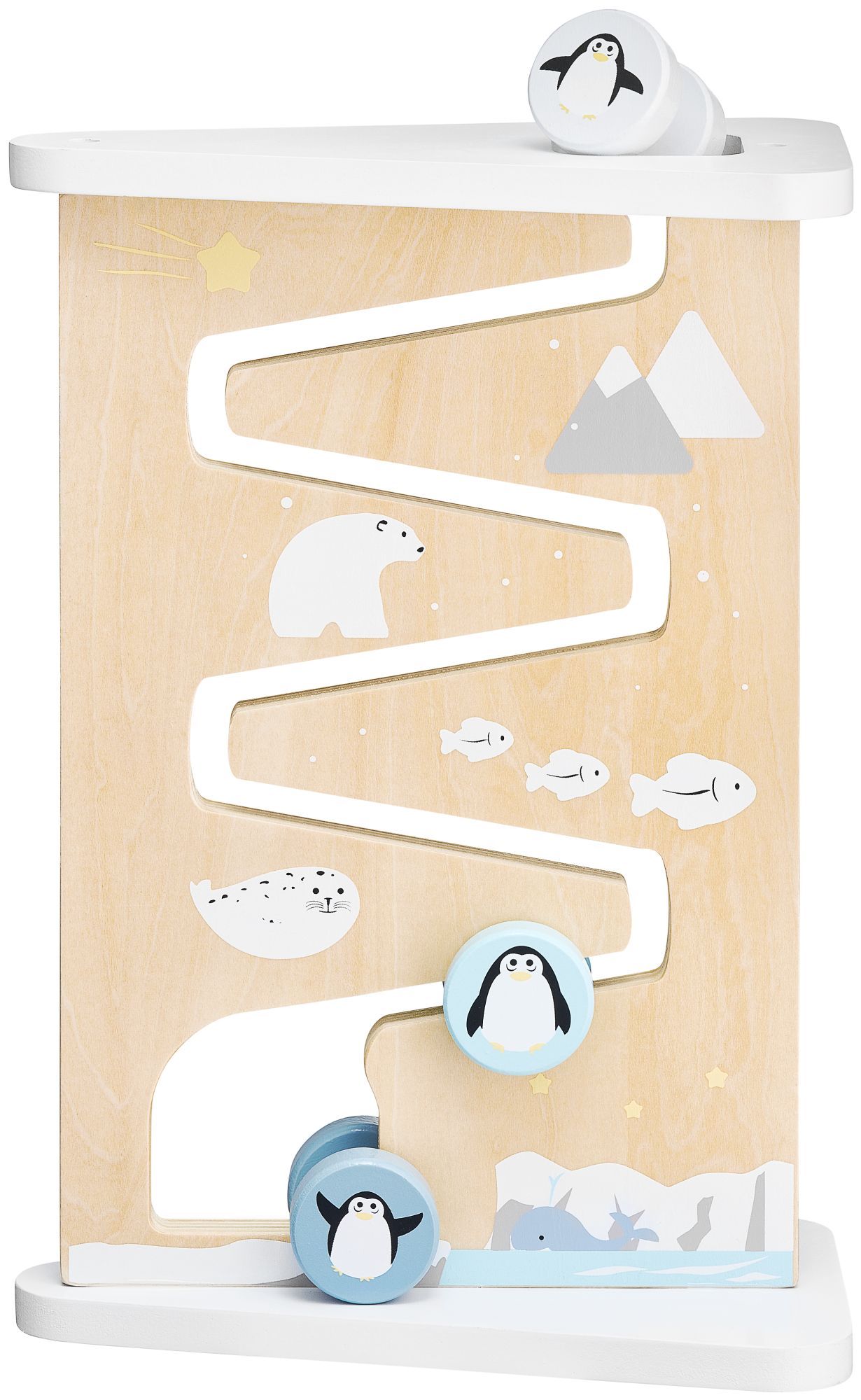 Дървена двустранна дъска за сензорни манипулации